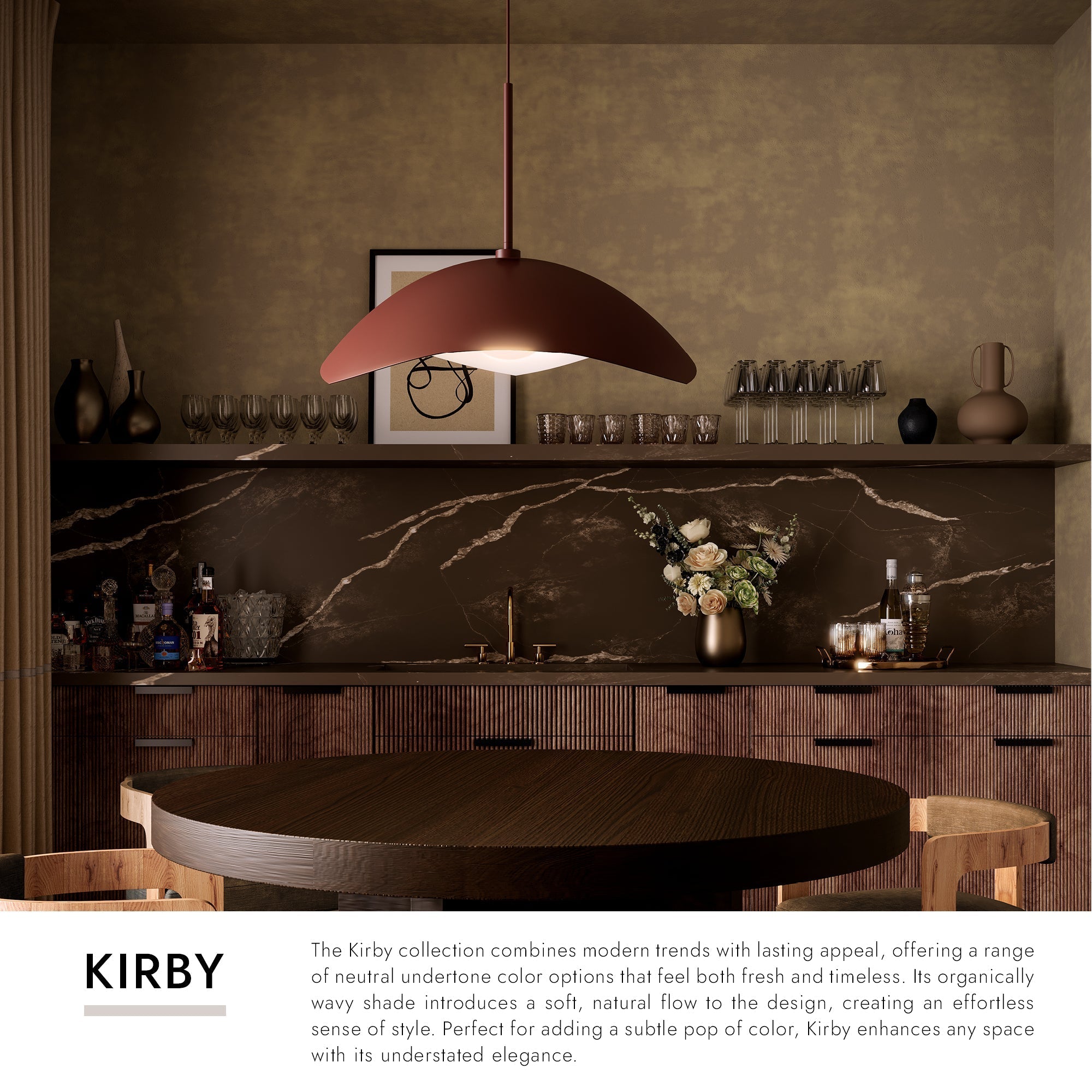 Kirby 22-in Pendant