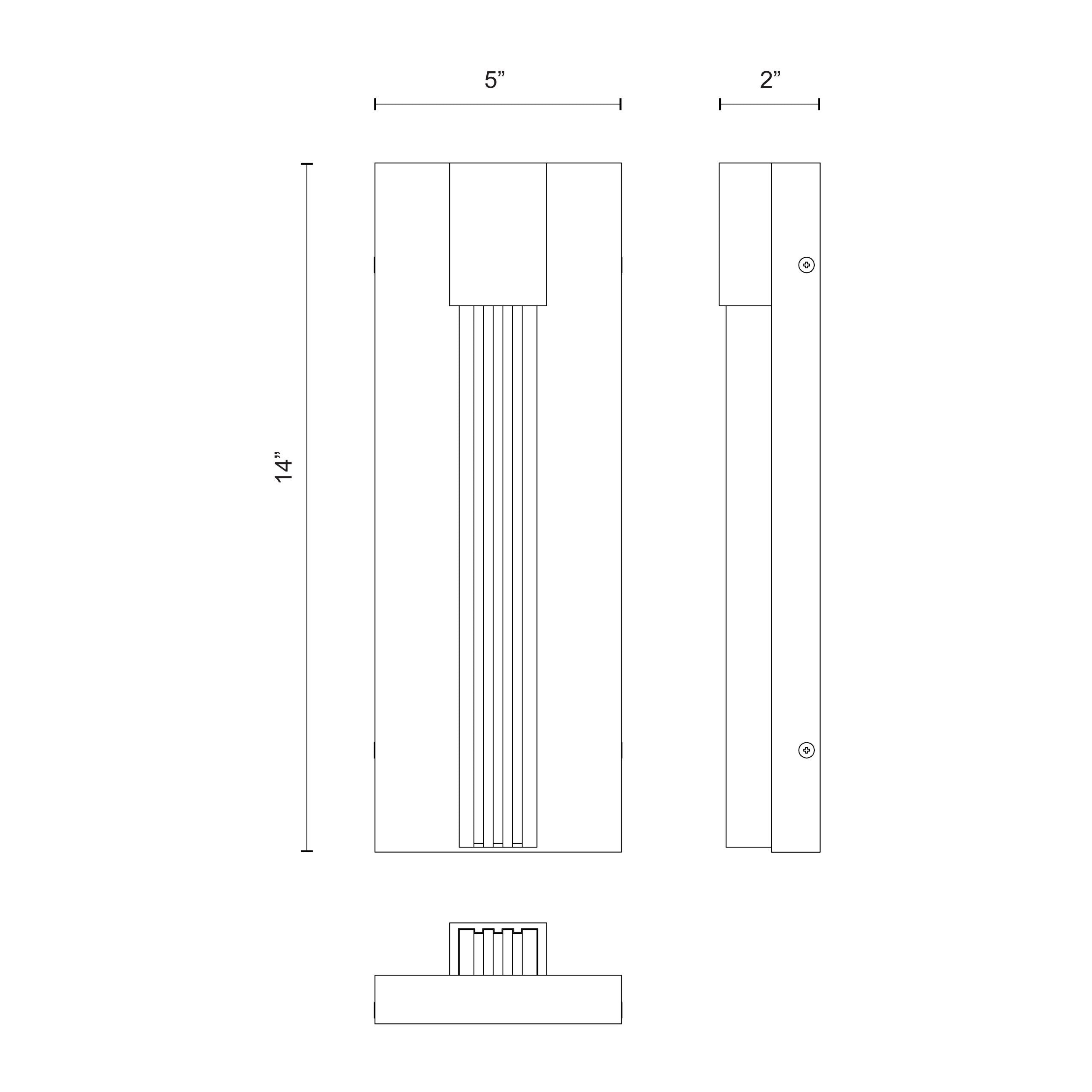 Kismet 14-in Wall/Vanity Light
