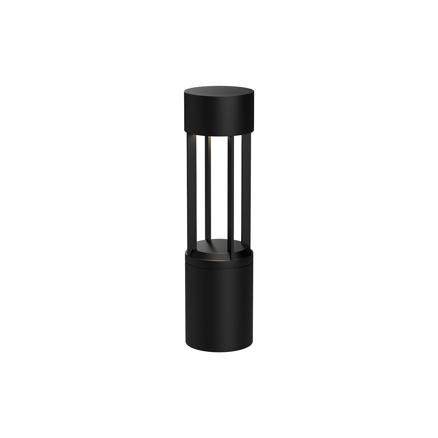 Knox 24-in Exterior Bollard — Black [Universal Voltage]