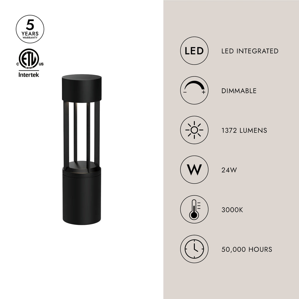 Knox 24-in Exterior Bollard