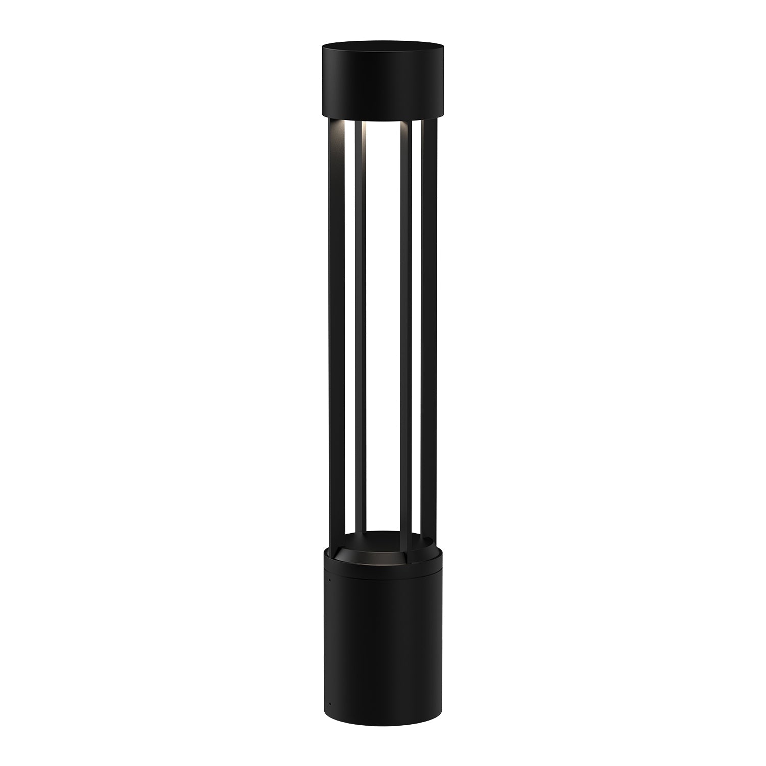 Knox 36-in Exterior Bollard — Black [Universal Voltage]