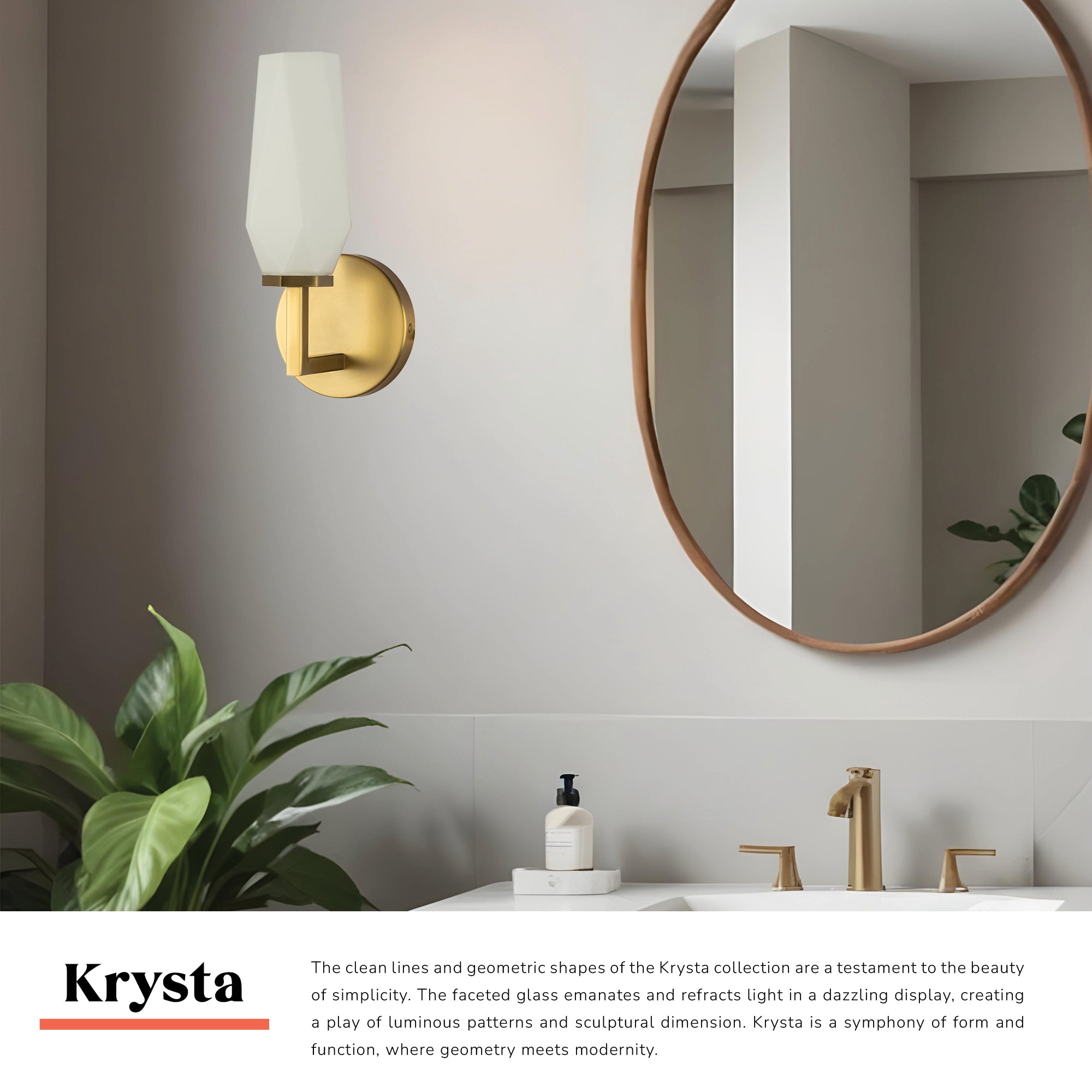 Krysta 10-in Wall/Vanity Light