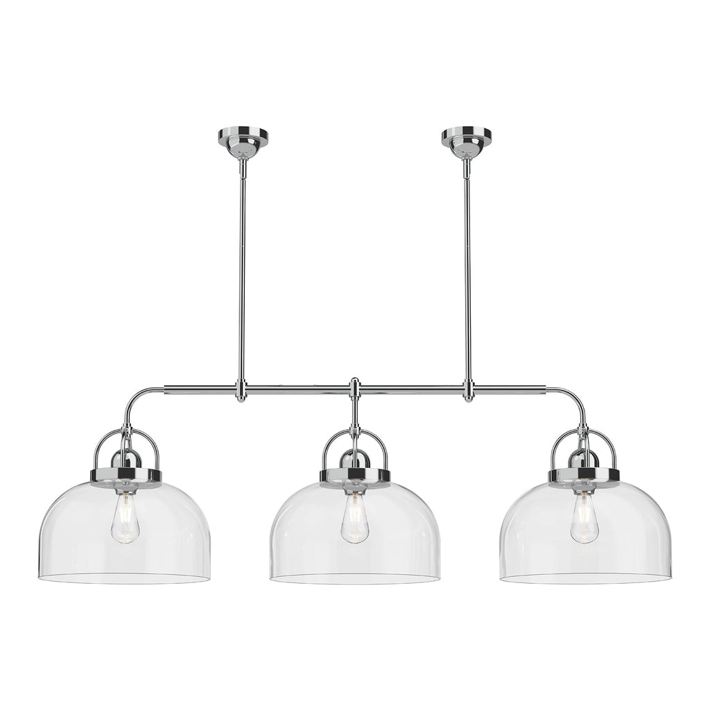 Lancaster 55-in Linear Pendant — Chrome