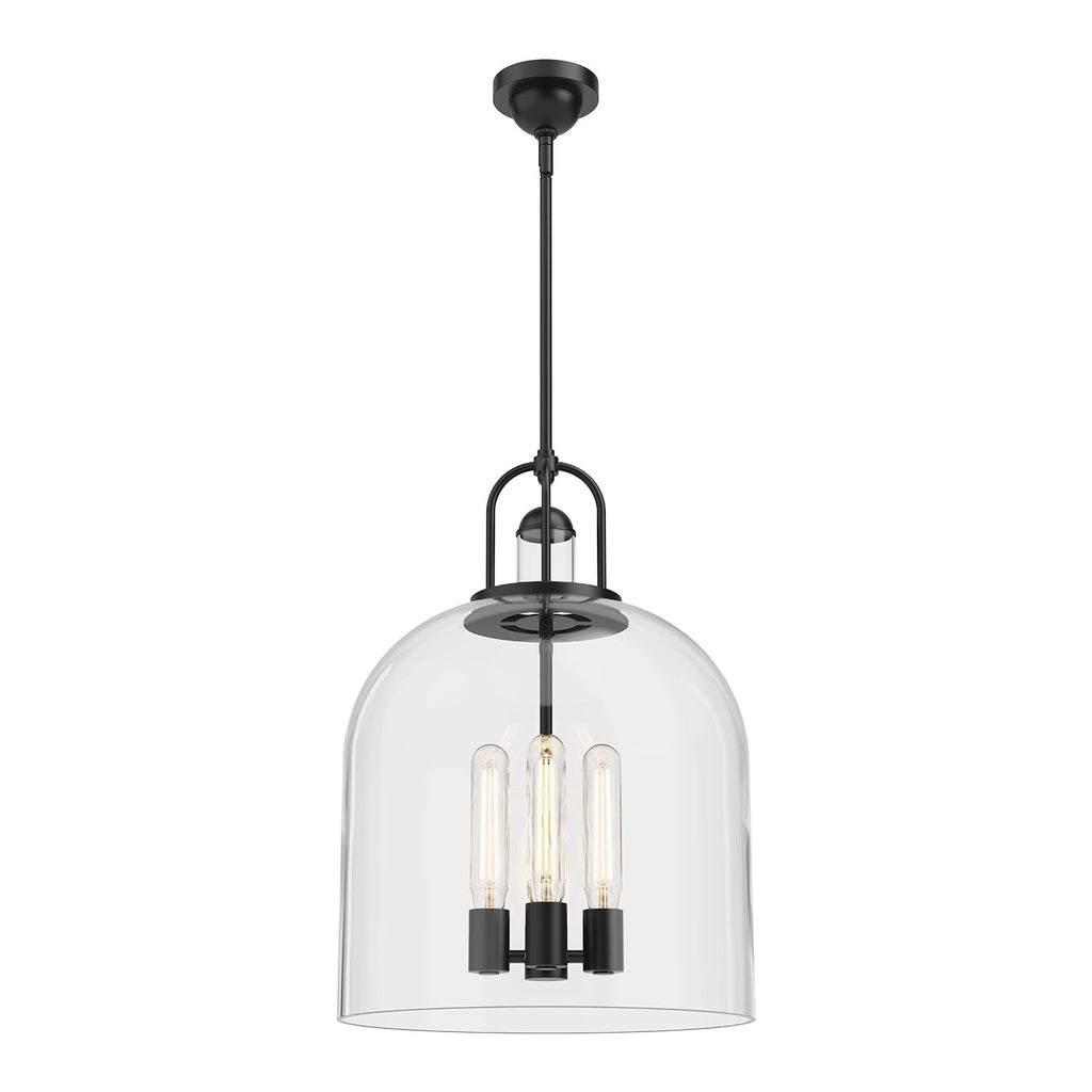 Lancaster 16-in Pendant — Matte Black