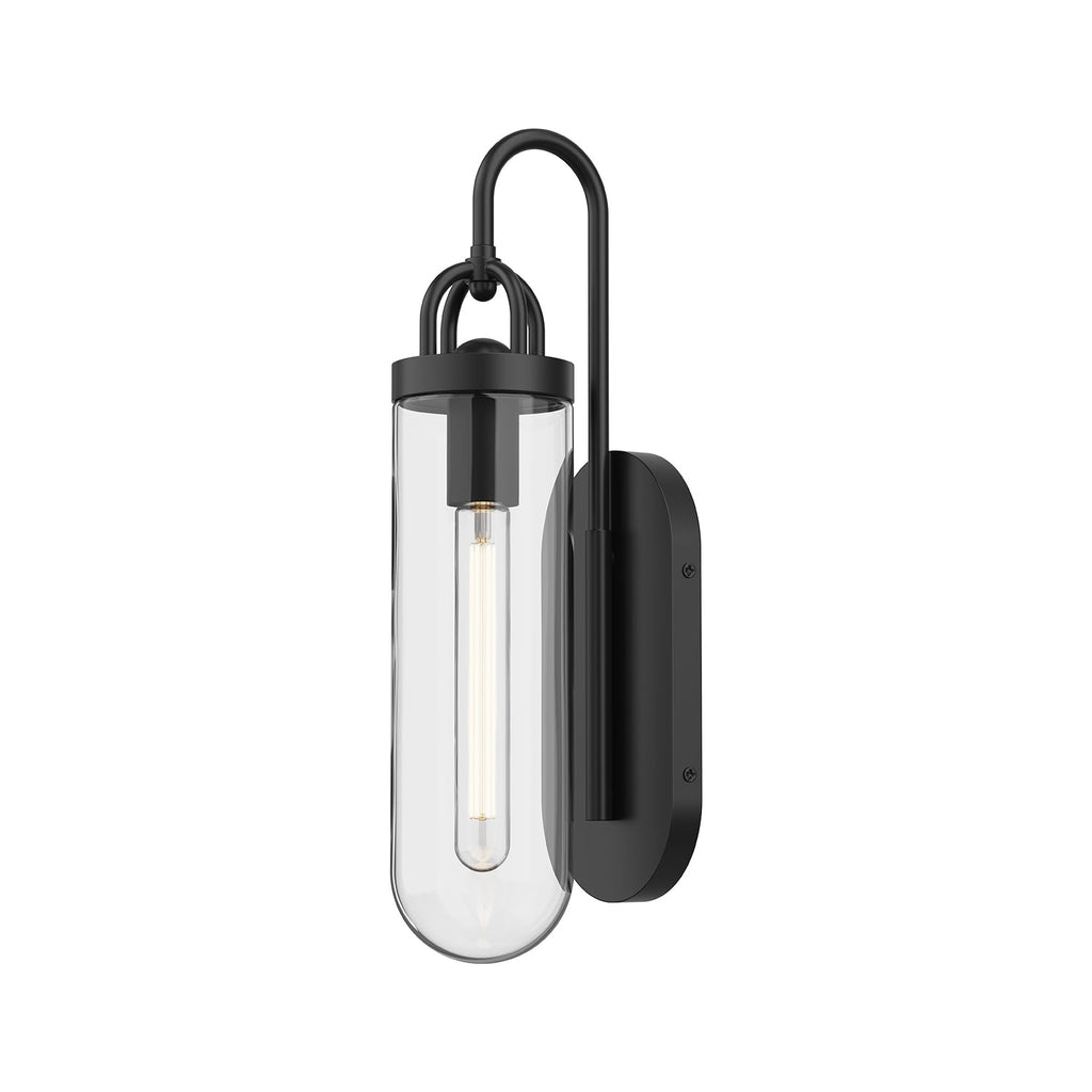 Lancaster 5-in Wall/Vanity Light — Matte Black