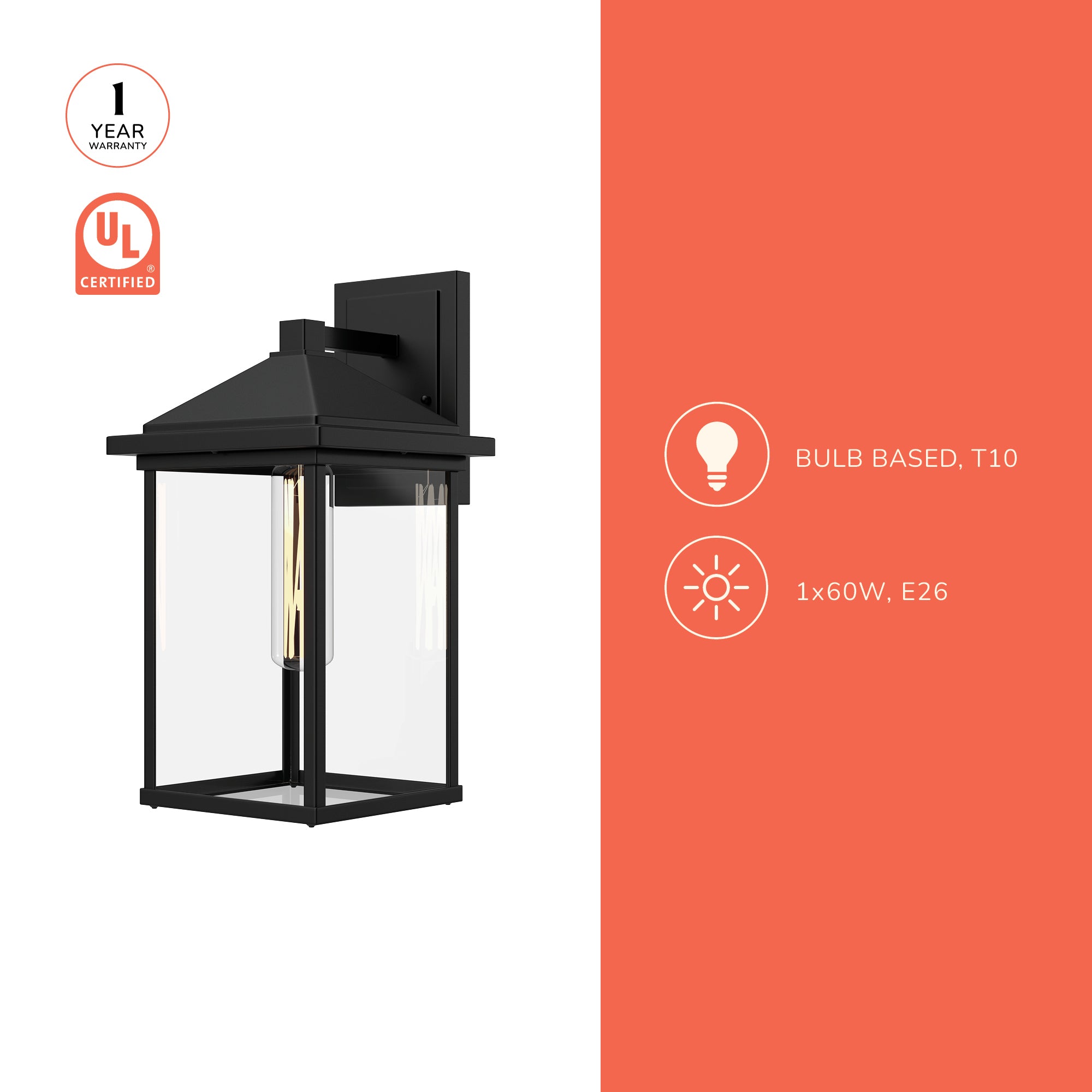 Larchmont 6-in Exterior Wall Sconce