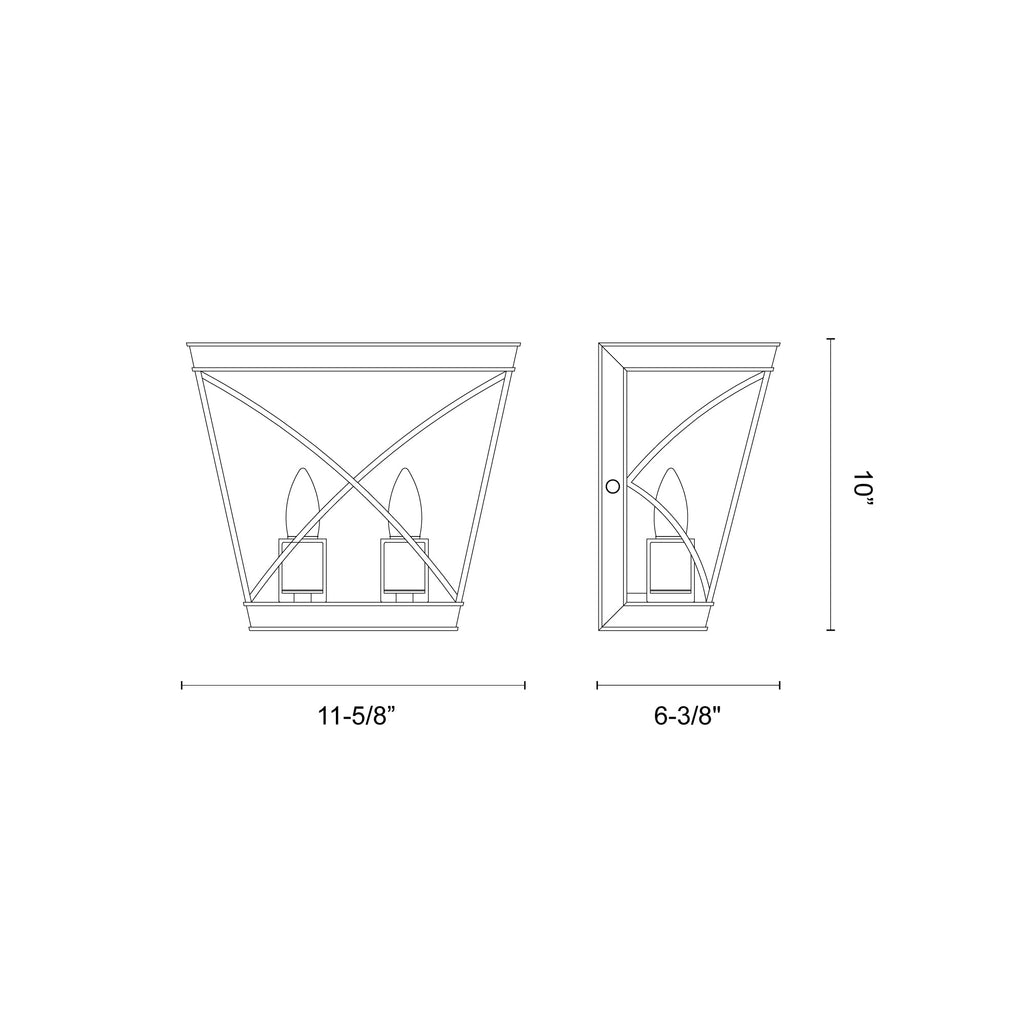 Lattice 11-in Wall/Vanity Light