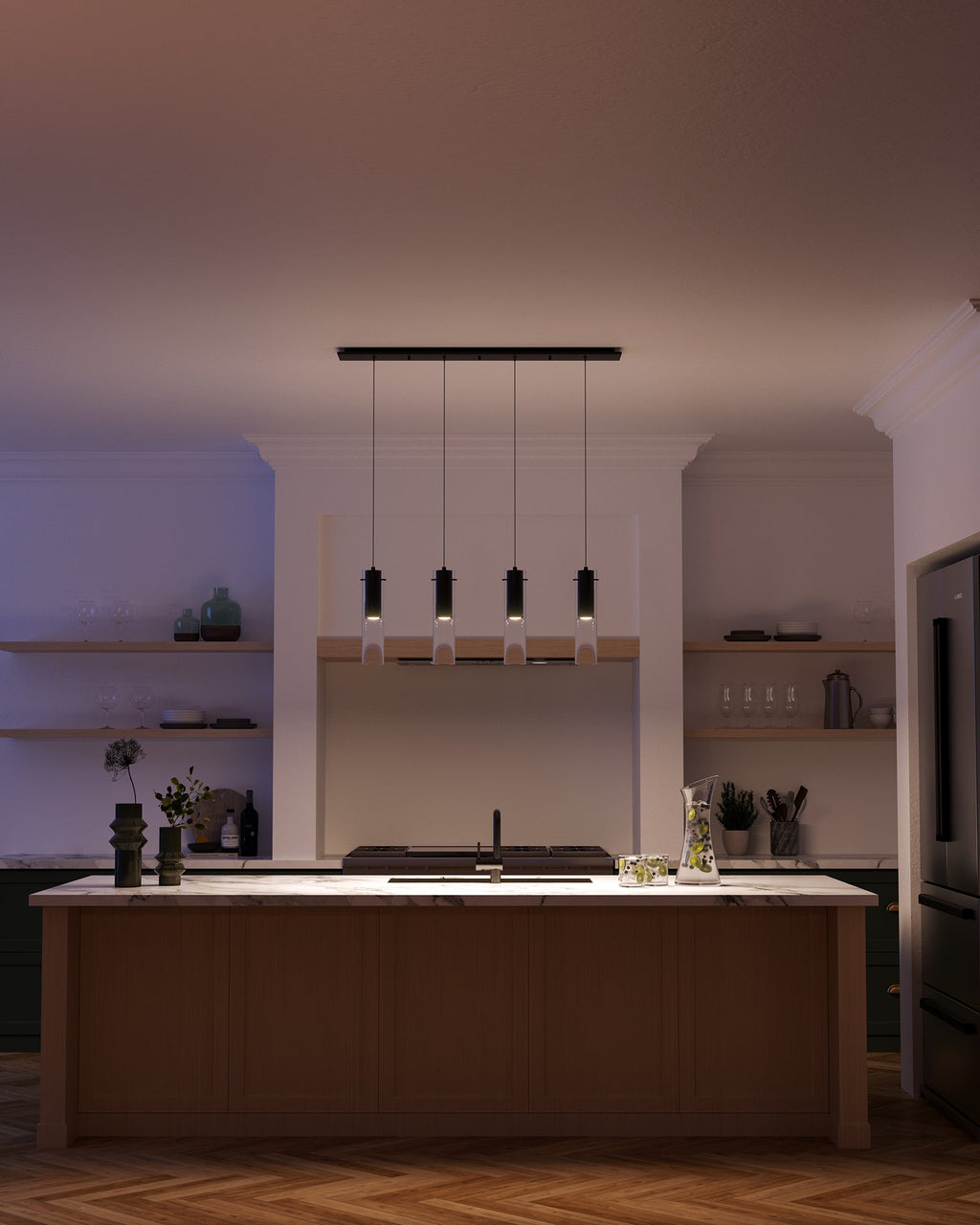 Lena 3-in 4 Head Multi Pendant