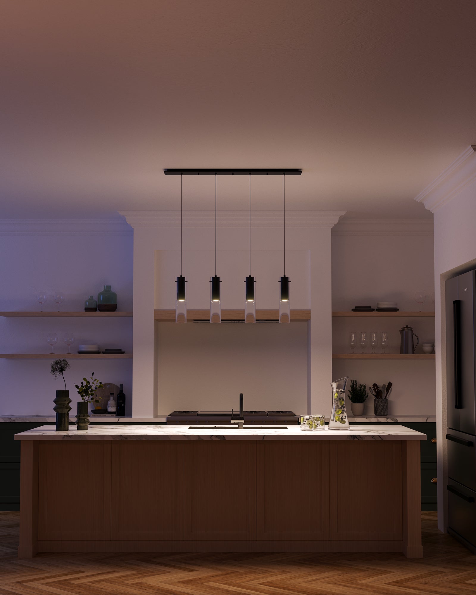 Lena 3-in 4 Head Multi Pendant
