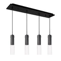 Lena 3-in 4 Head Multi Pendant — Black