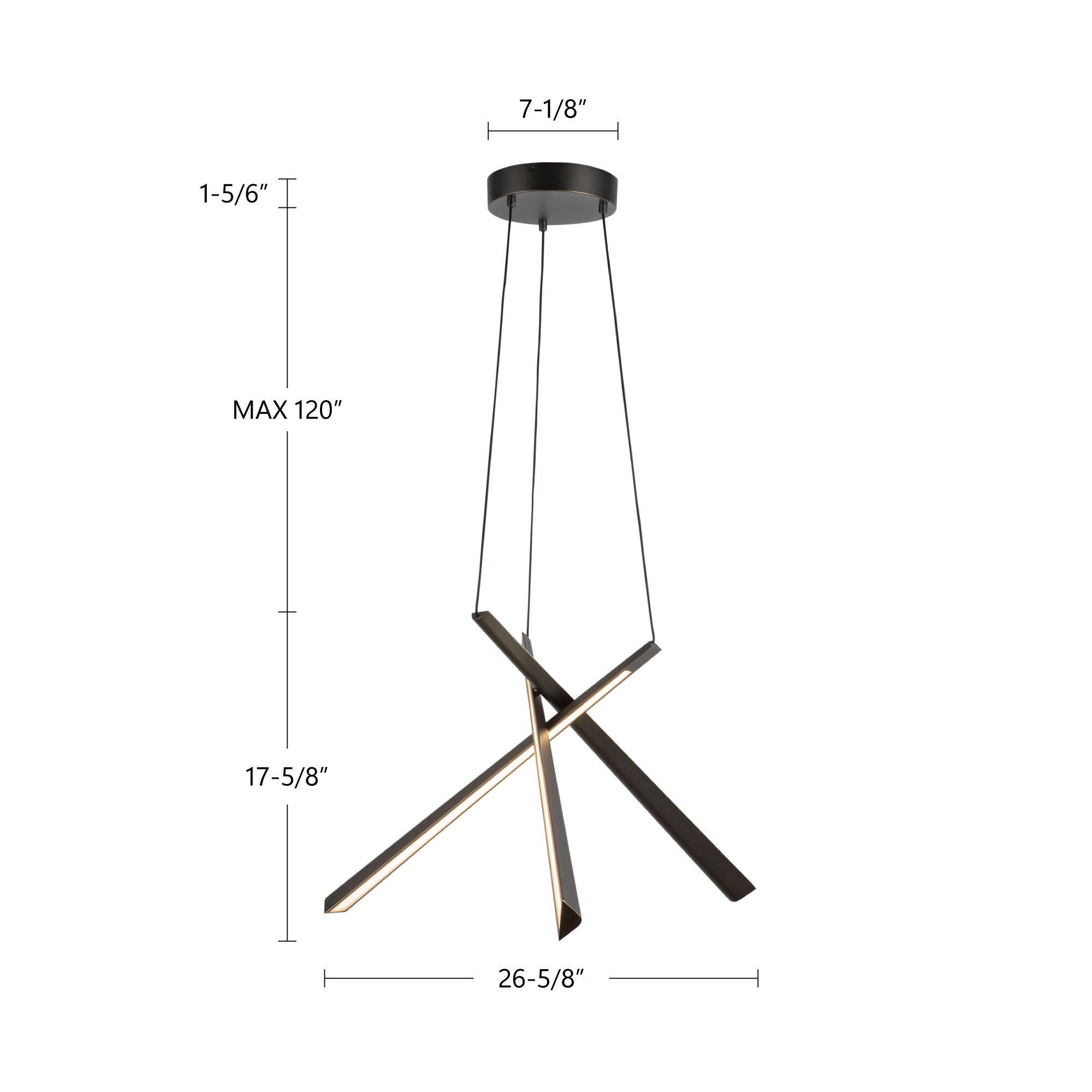 Lex 27-in Chandelier