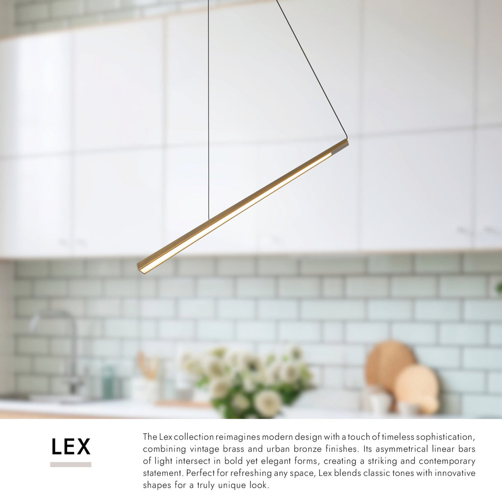 Lex 24-in Linear Pendant