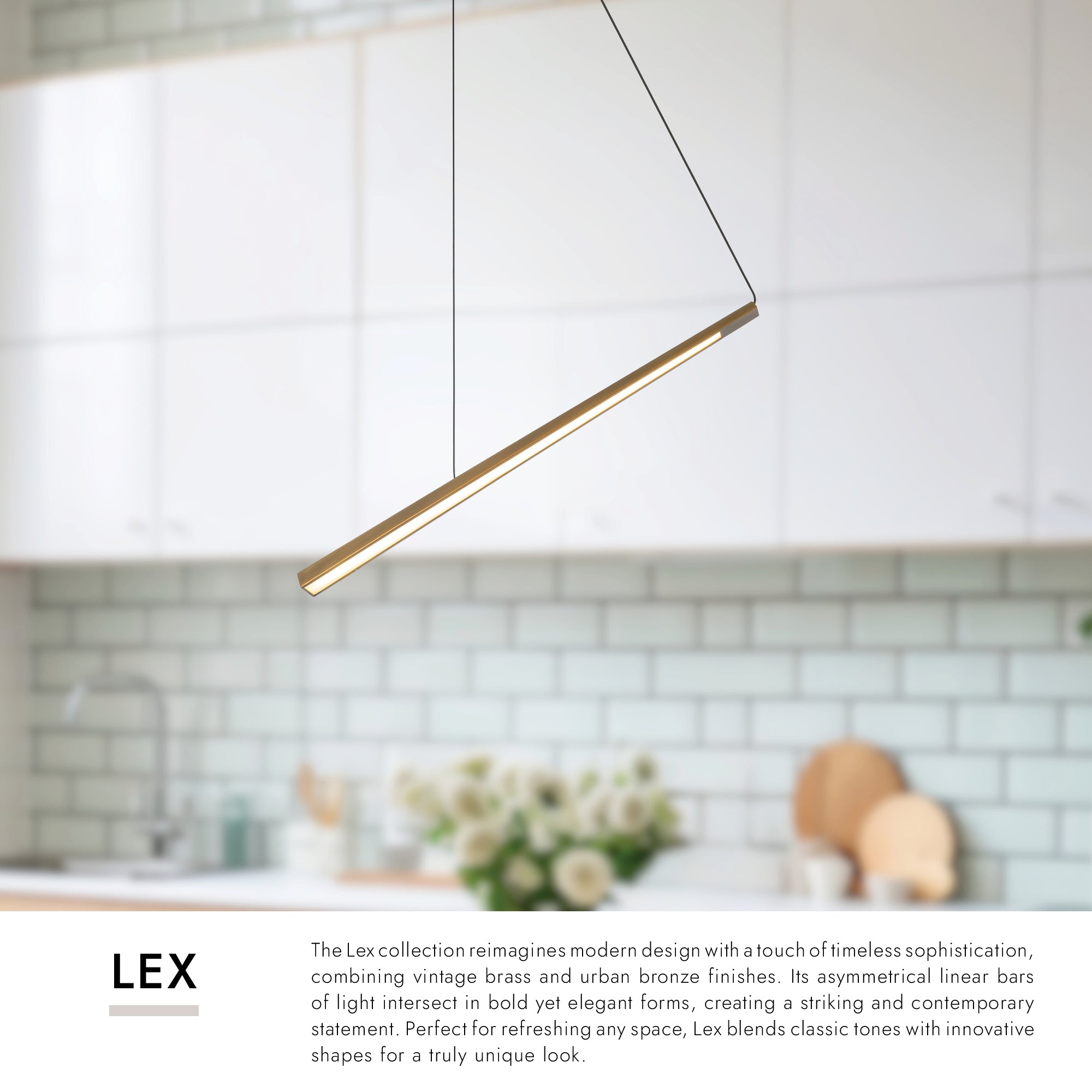 Lex 24-in Linear Pendant