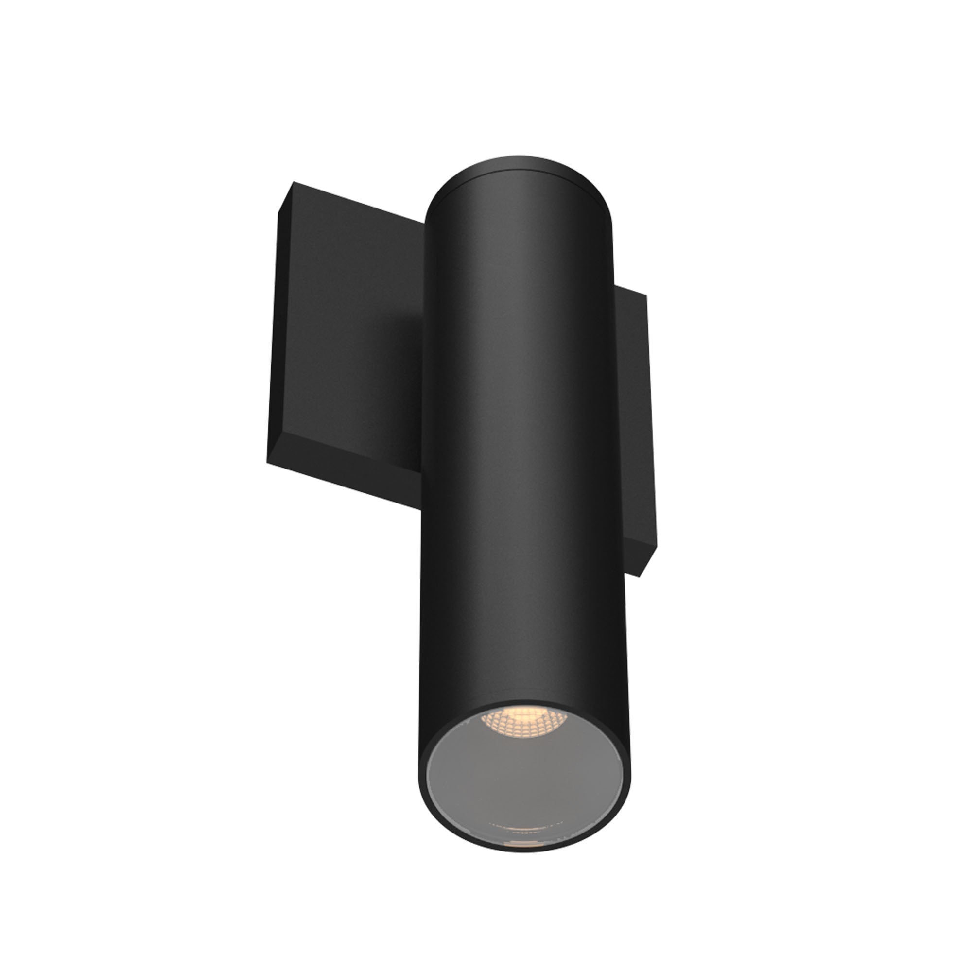 Lorna 9-in (2-in Dia.) Exterior Wall Sconce — Black [Universal Voltage and 0-10 Dimming]