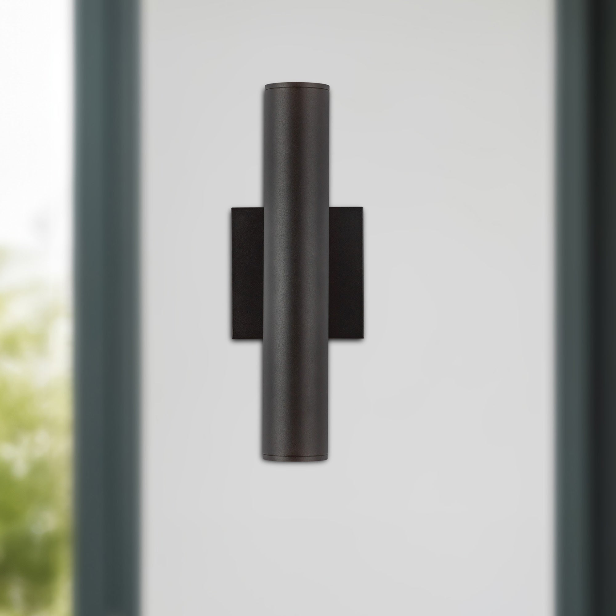Lorna 12-in (2-in Dia.) Wall Sconce Up/Down Light