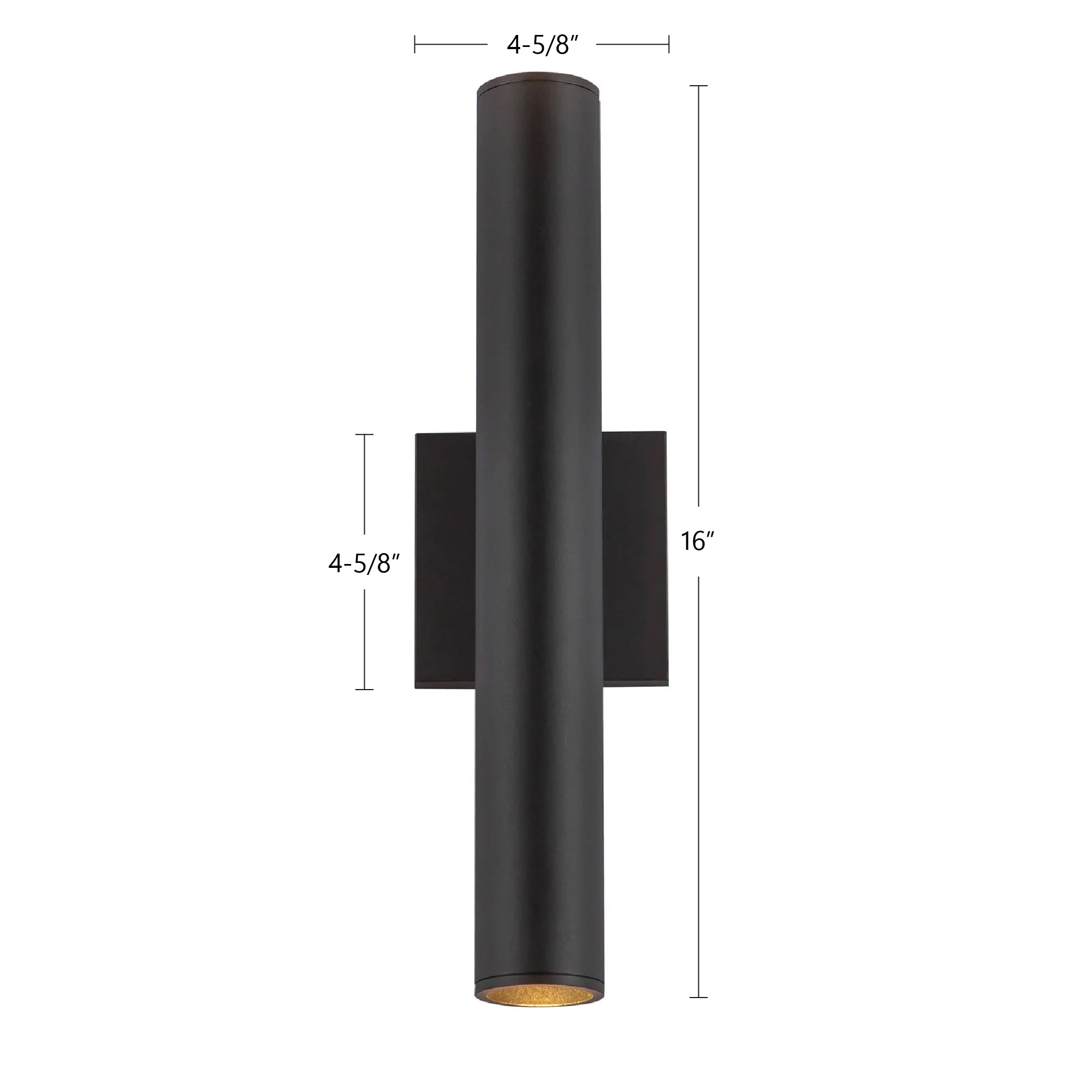 Lorna 16-in (2-in Dia.) Wall Sconce Up/Down Light