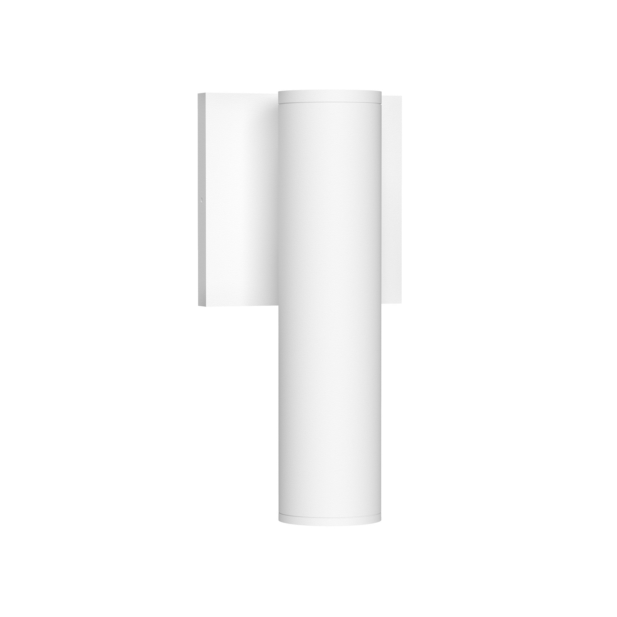 Lorna 9-in (2-in Dia.) Interior/Exterior Wall Sconce — White [Universal Voltage and 0-10 Dimming]