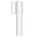 Lorna 12-in (2-in Dia.) Interior/Exterior Wall Sconce — White [Universal Voltage and 0-10 Dimming]