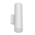 Lorna 12-in (3-in Dia.) Exterior Wall Sconce Up/Down Light — White [Universal Voltage and 0-10 Dimming]