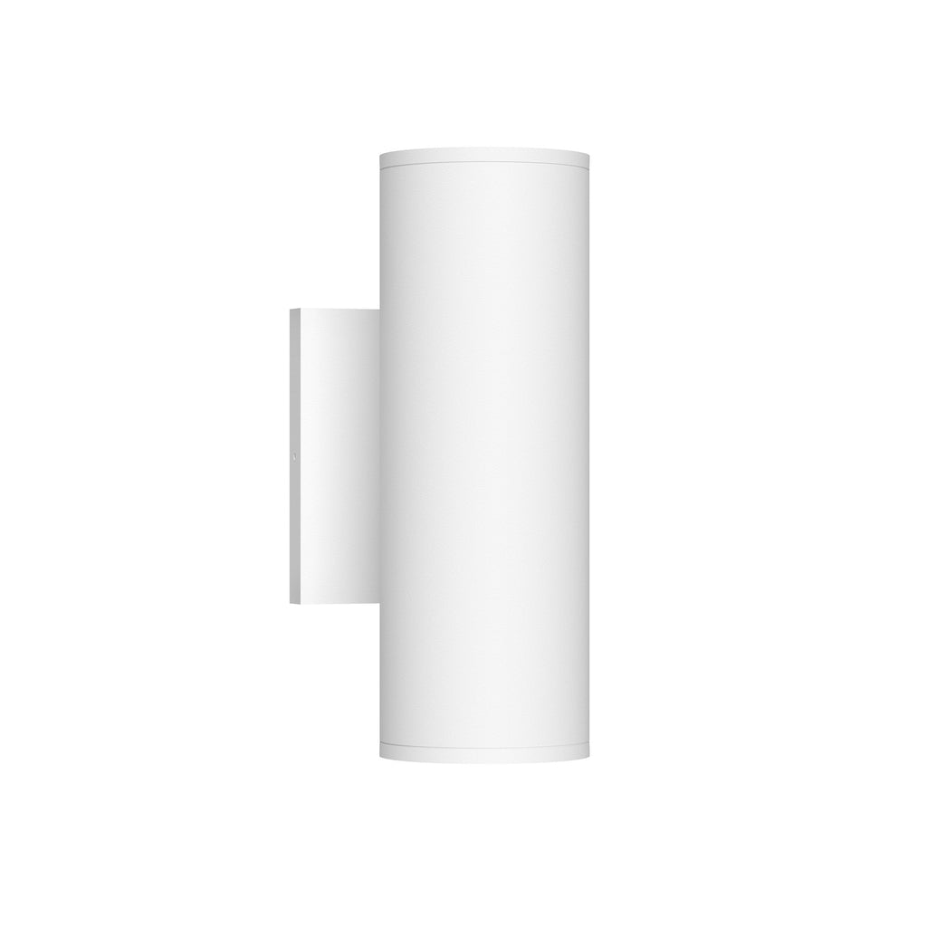 Lorna 9-in (3-in Dia.) Wall Sconce Up/Down Light — White [Universal Voltage and 0-10 Dimming]