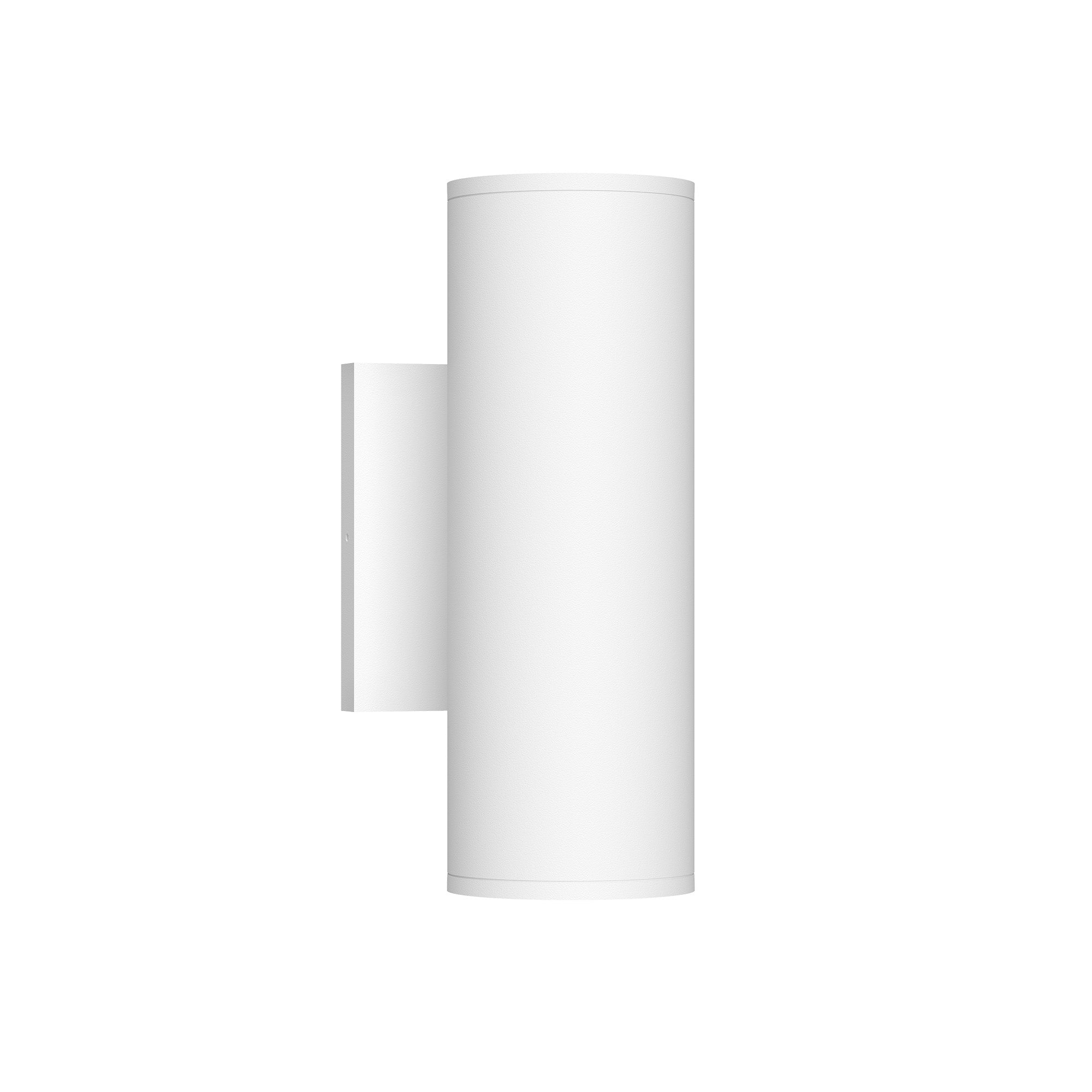 Lorna 9-in (3-in Dia.) Wall Sconce Up/Down Light — White [Universal Voltage and 0-10 Dimming]