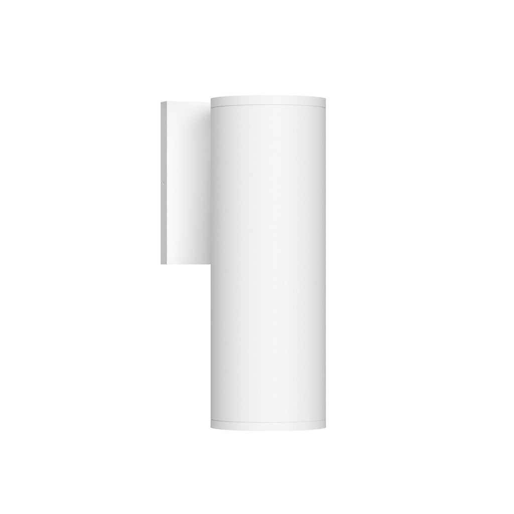 Lorna 9-in (3-in Dia.) Interior/Exterior Wall Sconce — White [Universal Voltage and 0-10 Dimming]