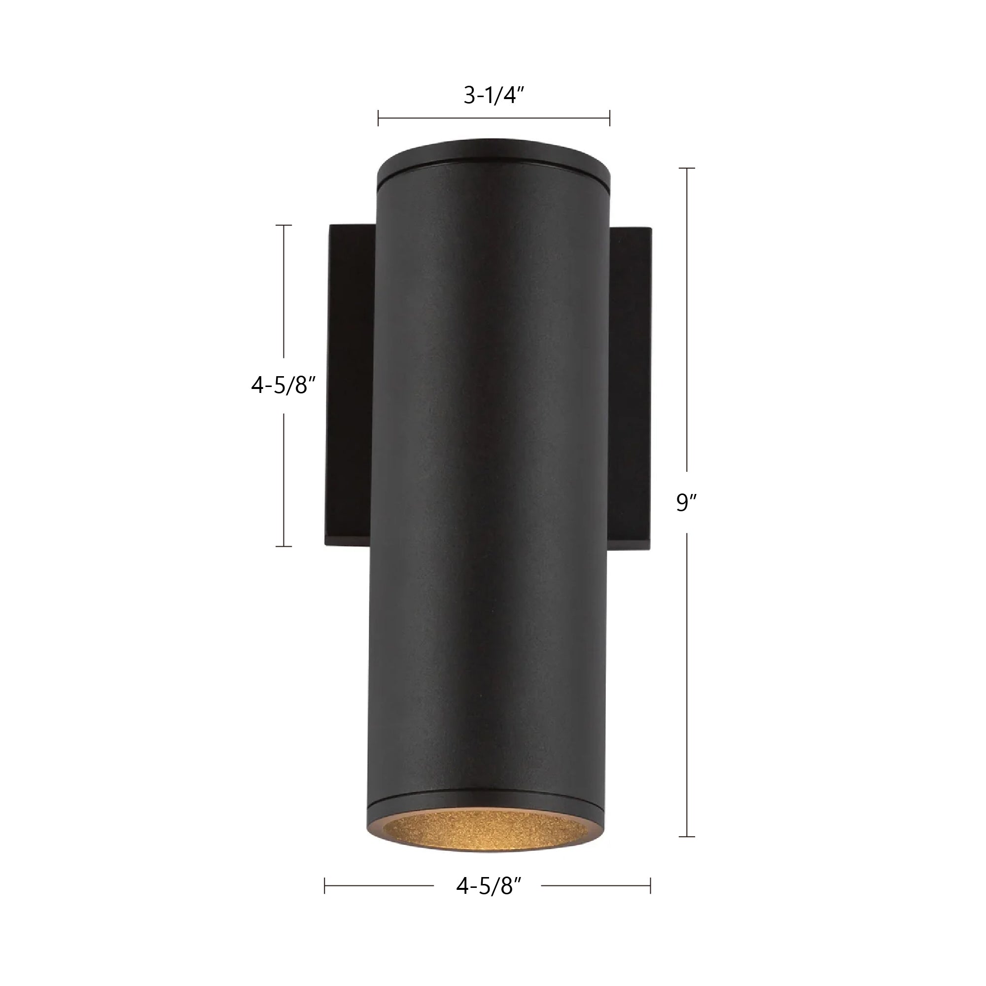 Lorna 9-in (3-in Dia.) Interior/Exterior Wall Sconce