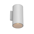 Lorna 12-in (4-in Dia.) Exterior Wall Sconce Up/Down Light — White [Universal Voltage and 0-10 Dimming]