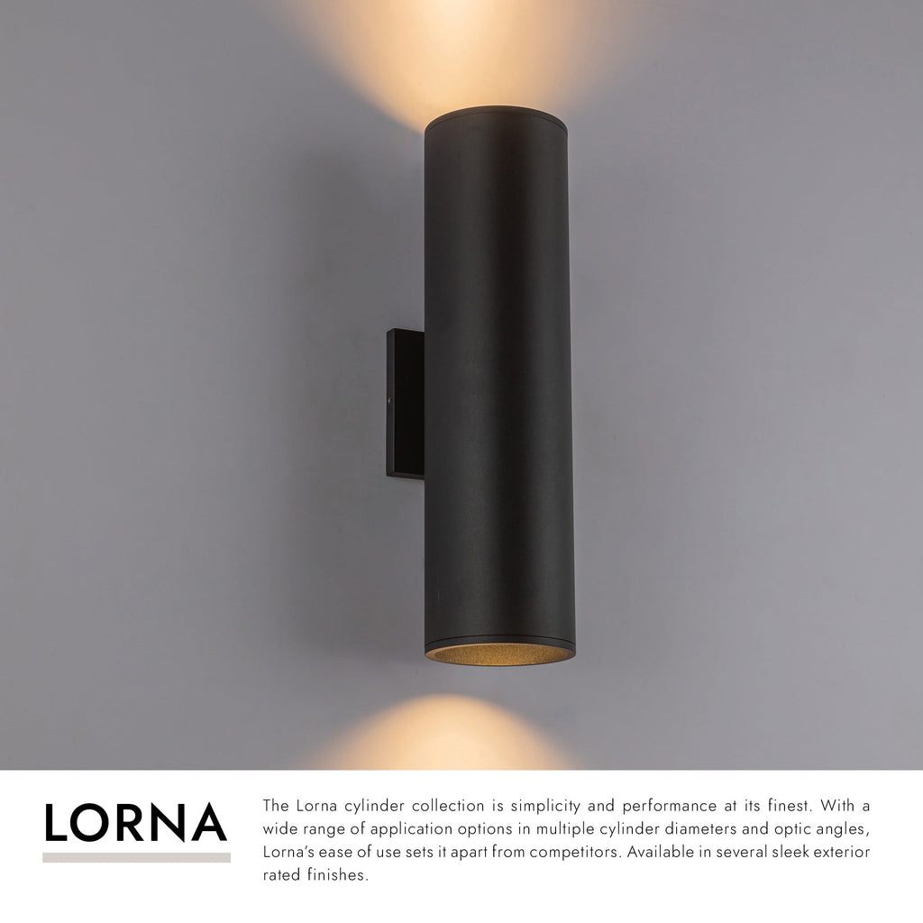 Lorna 16-in (4-in Dia.) Wall Sconce Up/Down Light