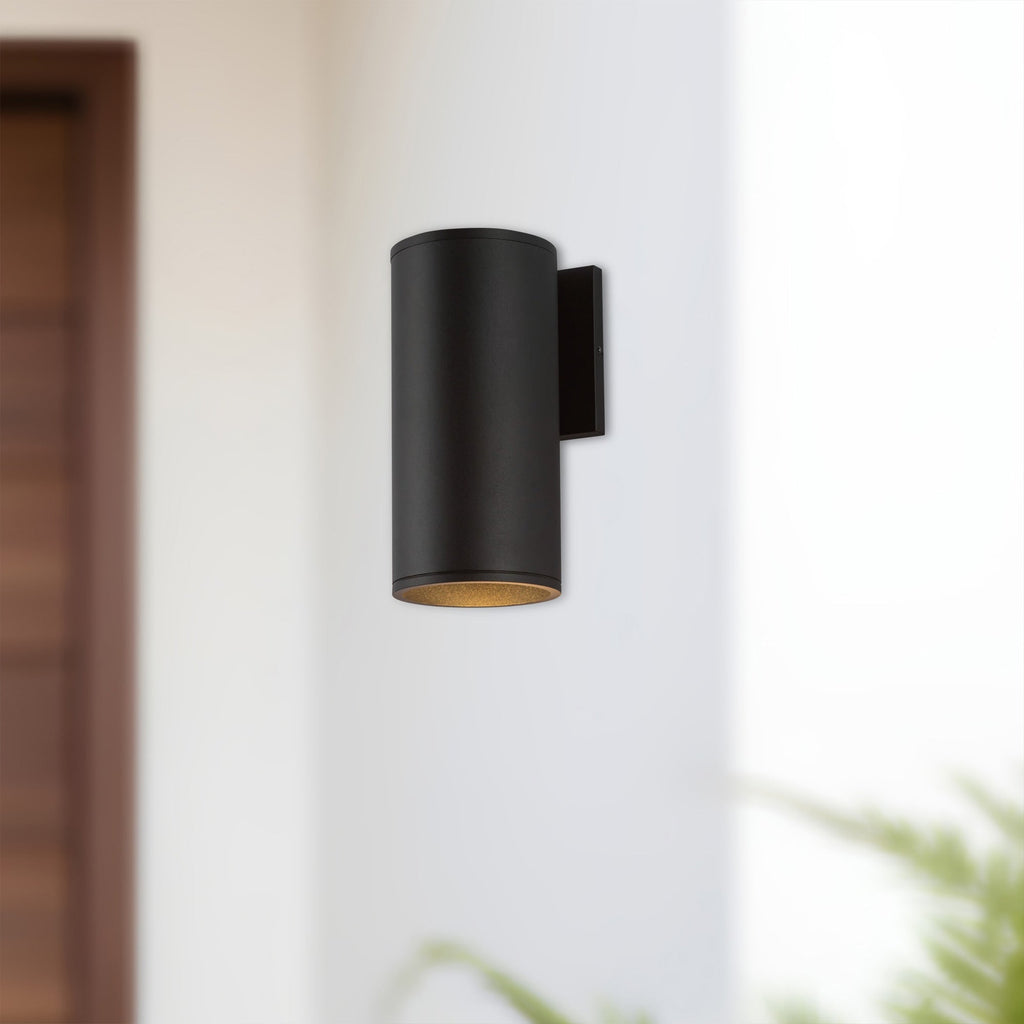 Lorna 9-in (4-in Dia.) Interior/Exterior Wall Sconce
