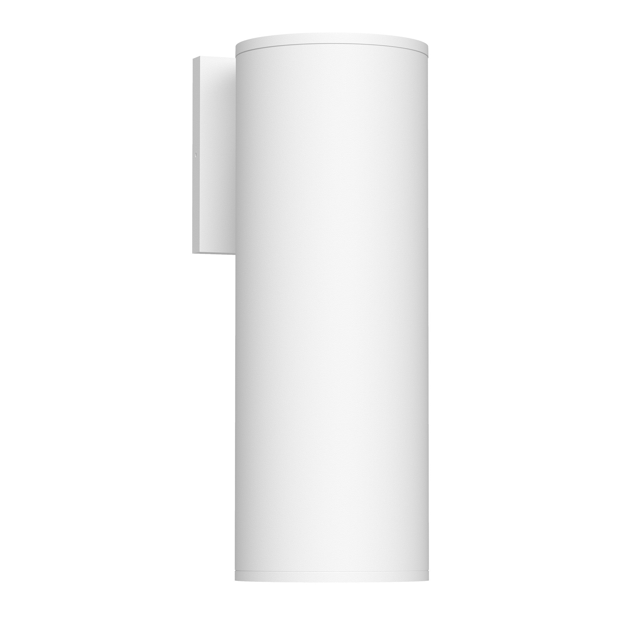 Lorna 12-in (4-in Dia.) Interior/Exterior Wall Sconce — White [Universal Voltage and 0-10 Dimming]