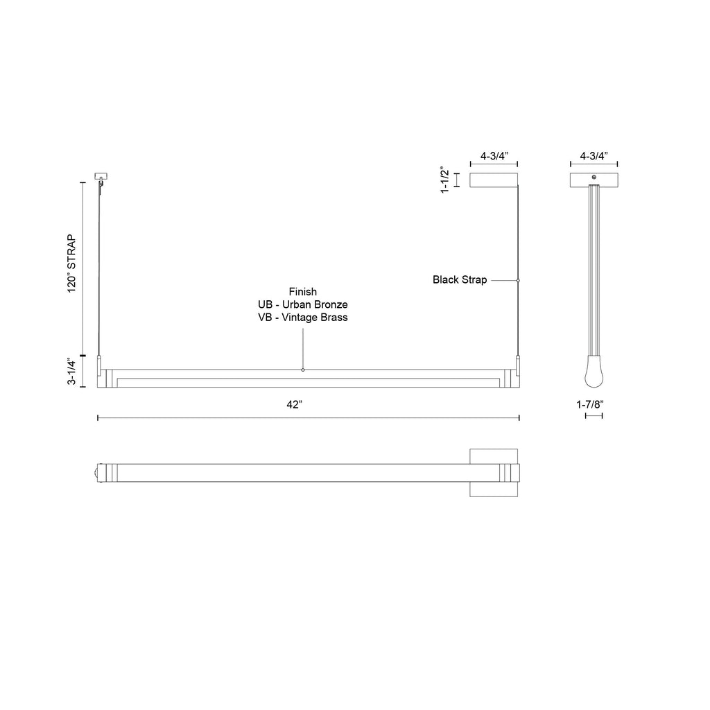 Laurence 41-inch Linear Pendant