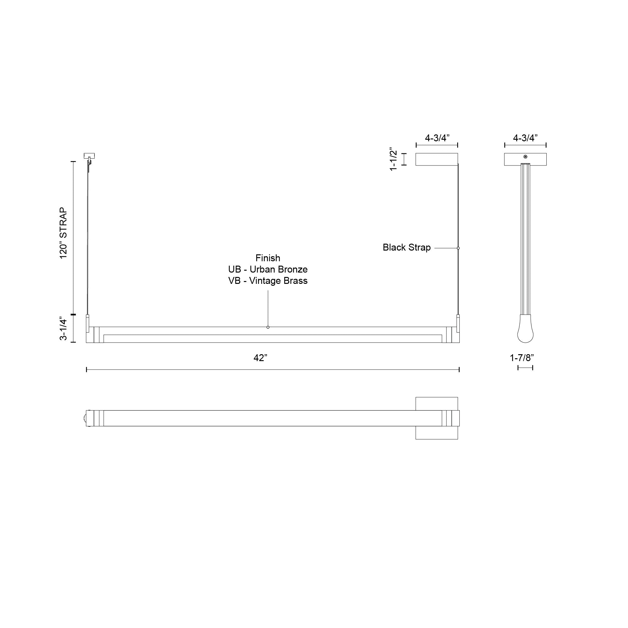 Laurence 41-inch Linear Pendant