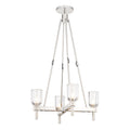 Lucian 22-in Pendant — Clear Crystal/Polished Nickel