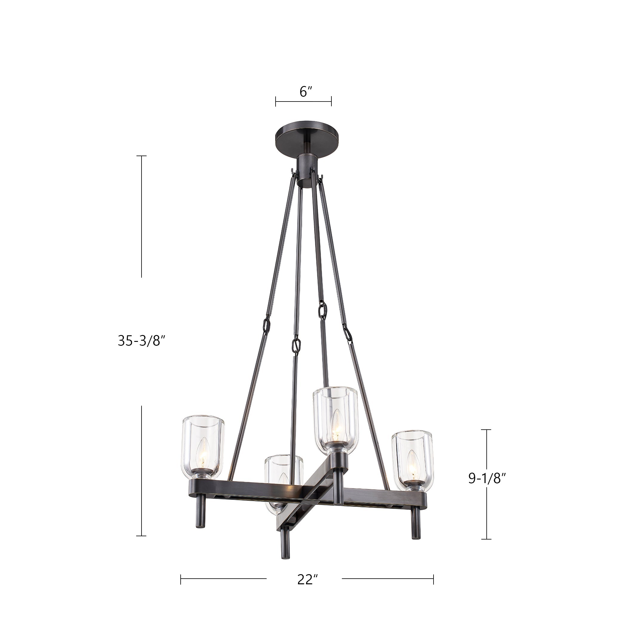 Lucian 22-in Pendant