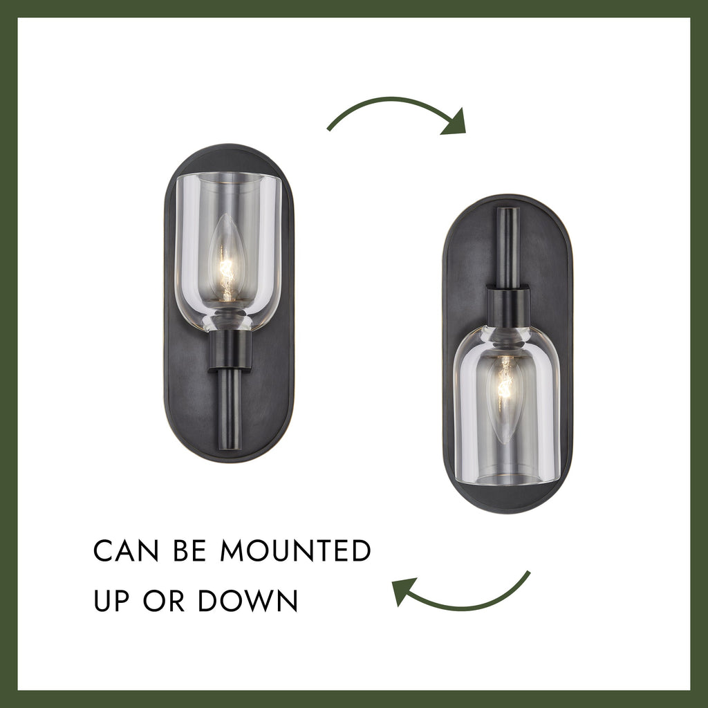 Lucian 9-in Wall/Vanity Light