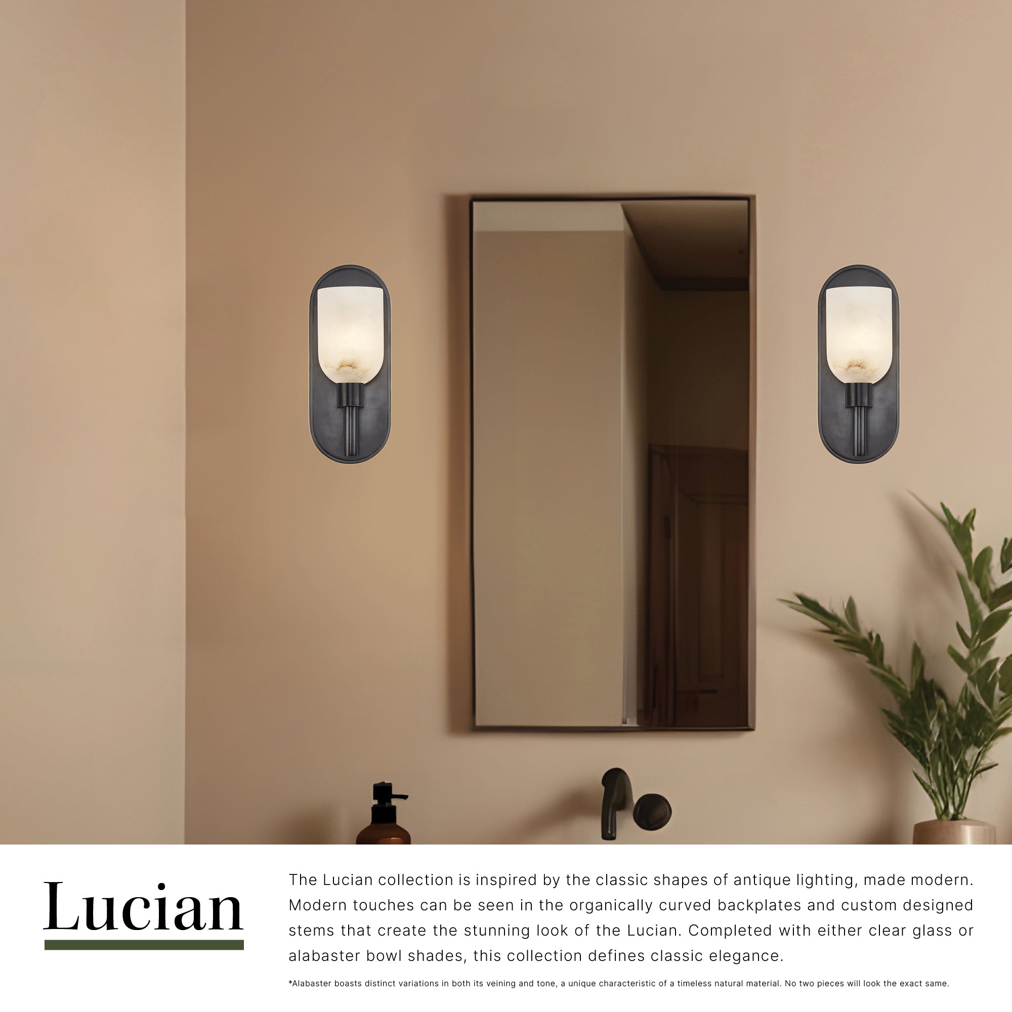 Lucian 9-in Wall/Vanity Light