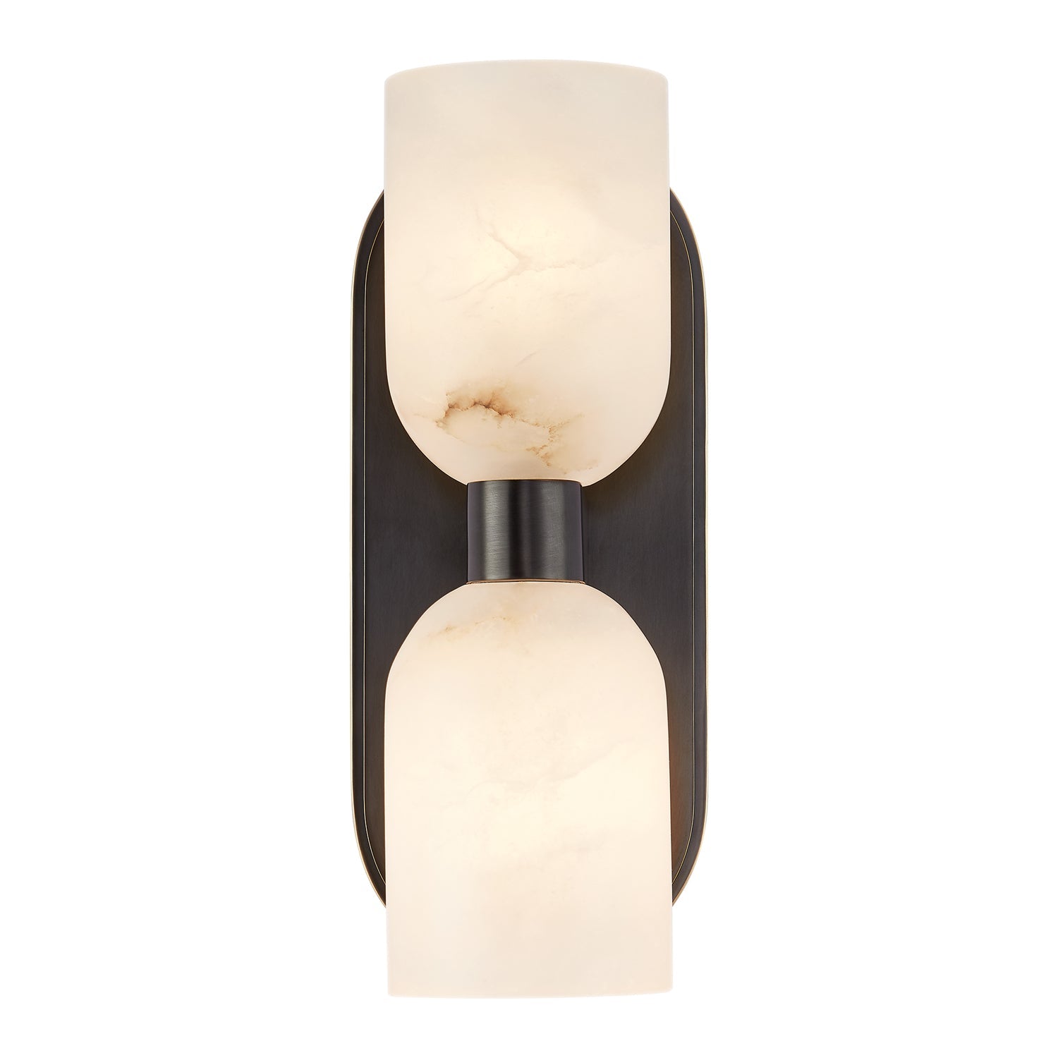 Lucian 11-in Wall/Vanity Light — Urban Bronze/Alabaster