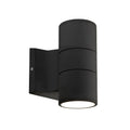 Lund 7-in Exterior Wall Sconce — Black