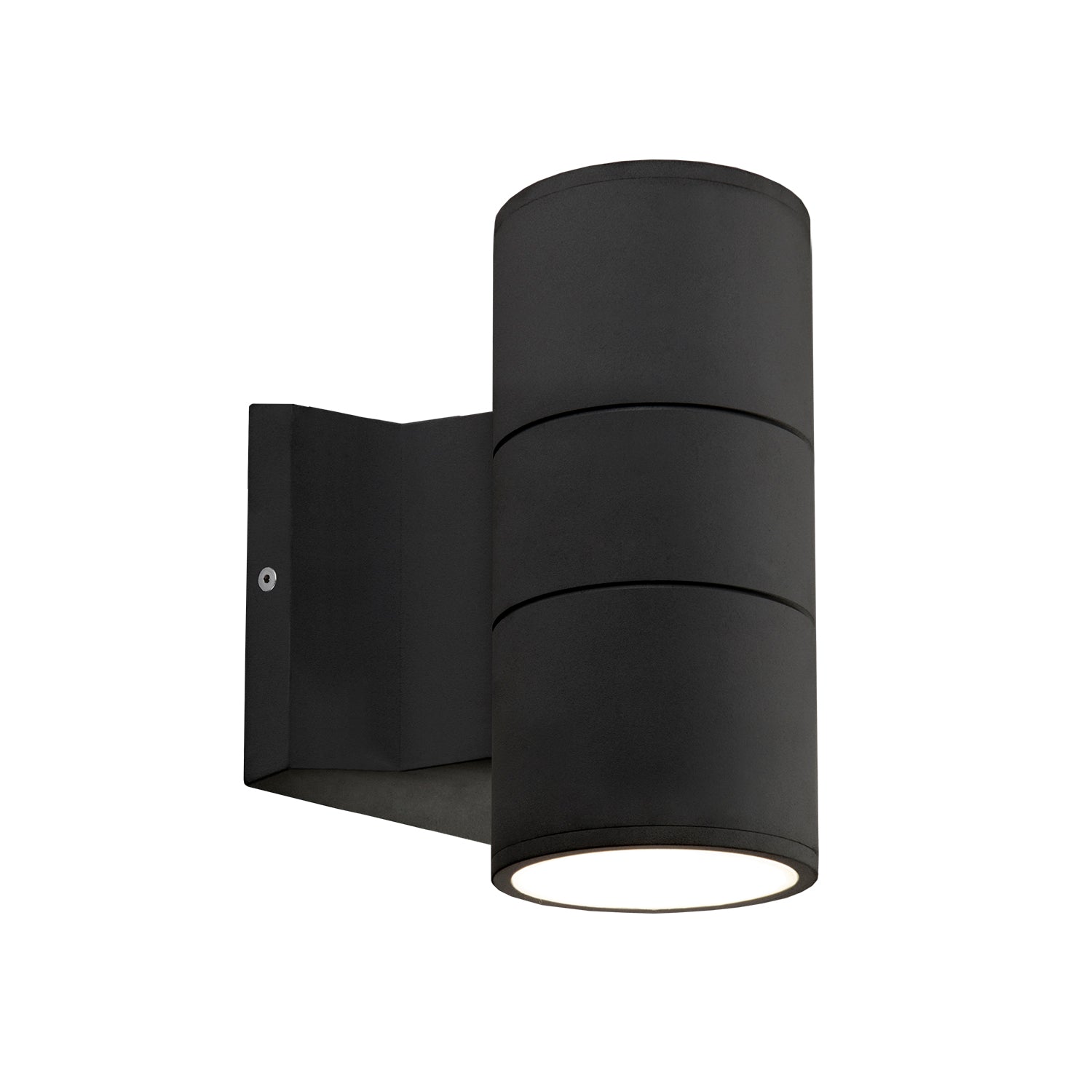 Lund 7-in Exterior Wall Sconce — Black