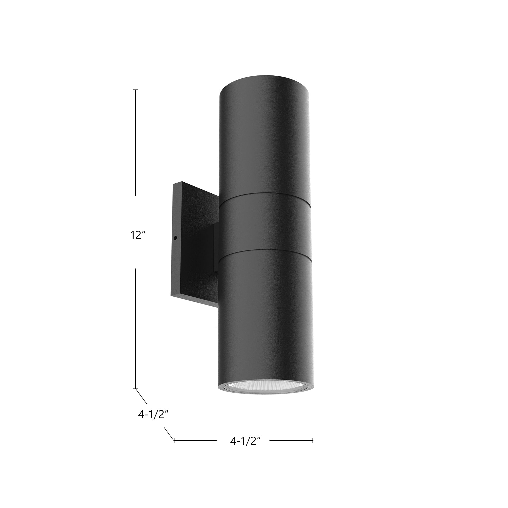 Lund 12-in Exterior Wall Sconce