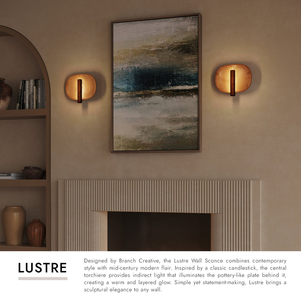 Lustre 9-in Wall Sconce