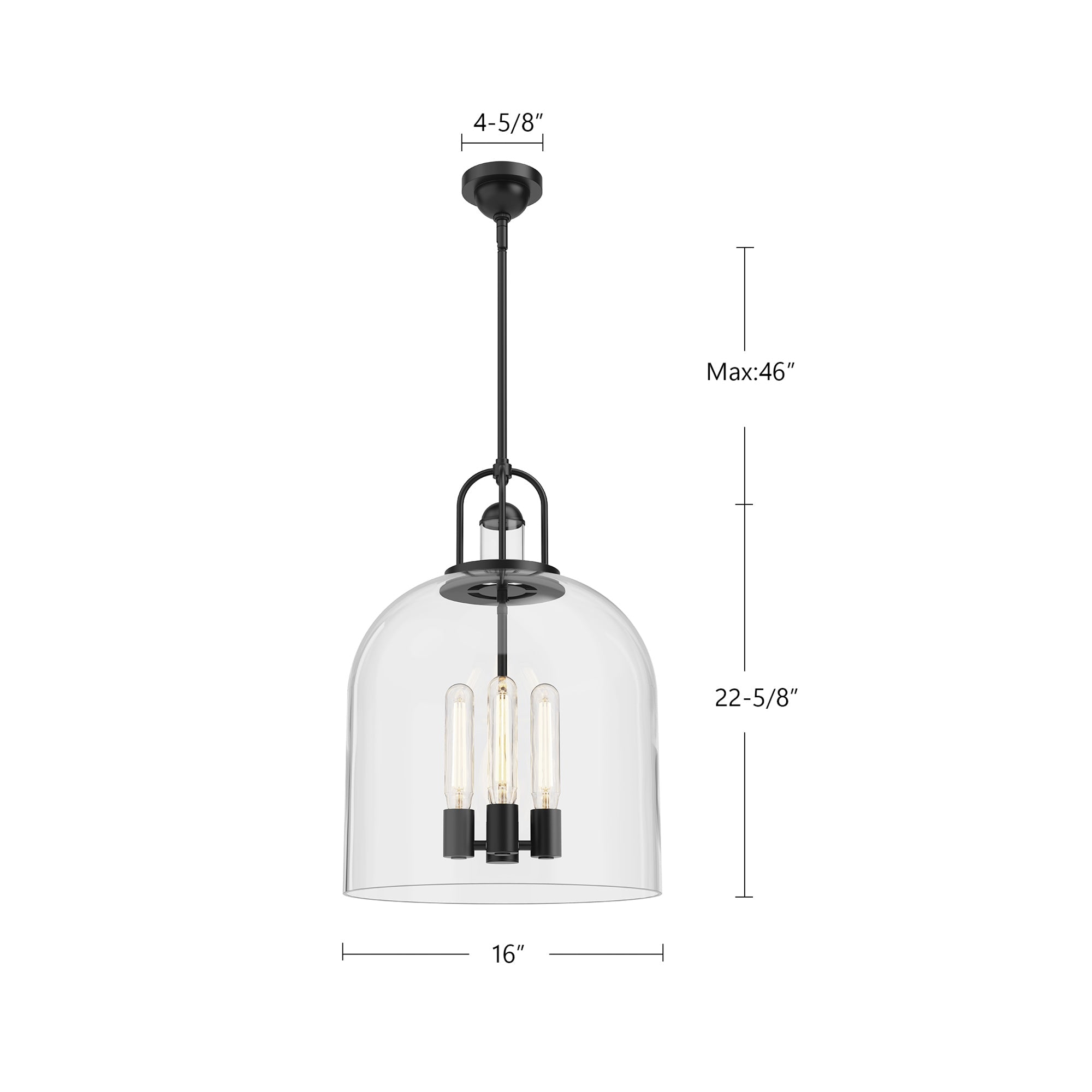 Lancaster 16-in Pendant