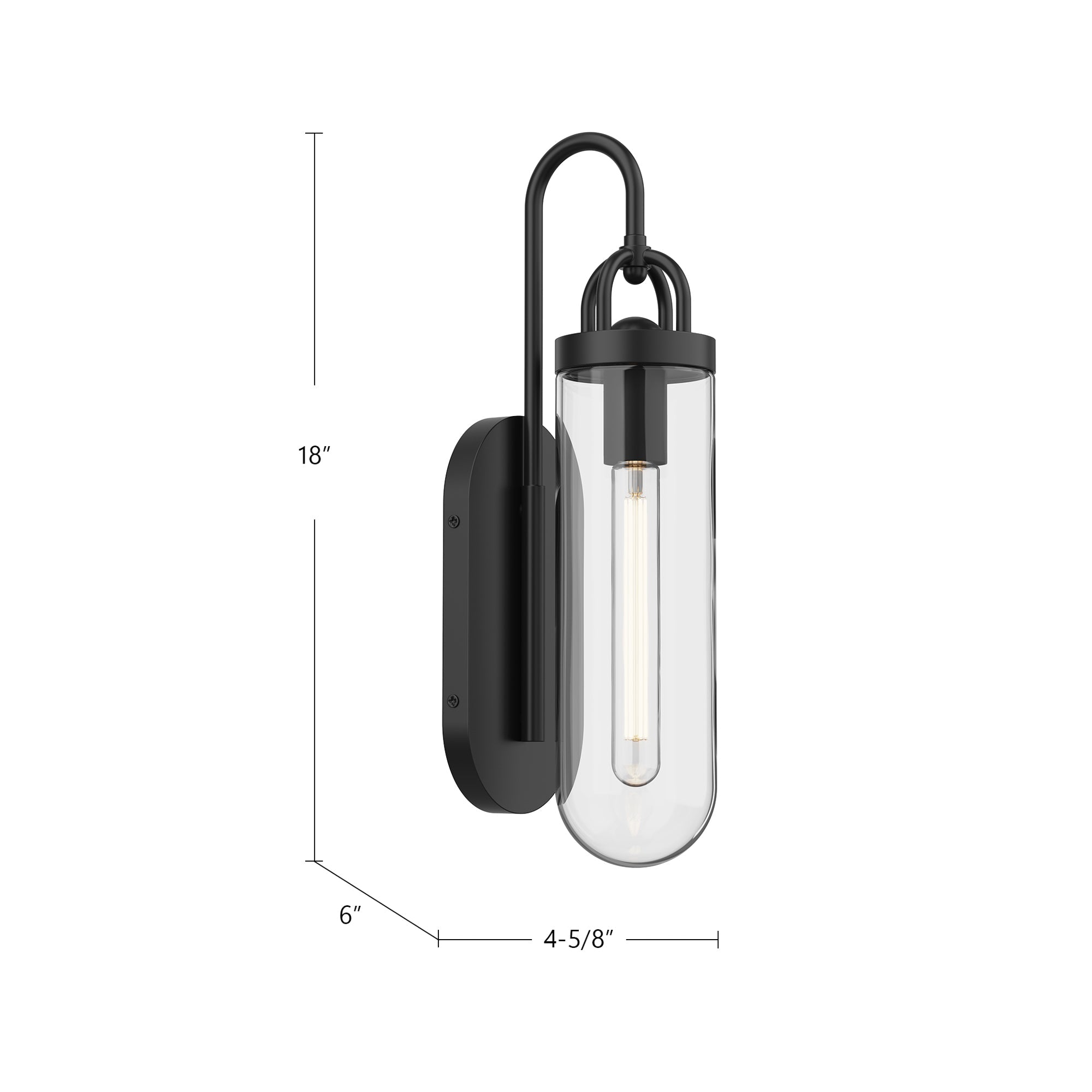Lancaster 5-in Wall/Vanity Light