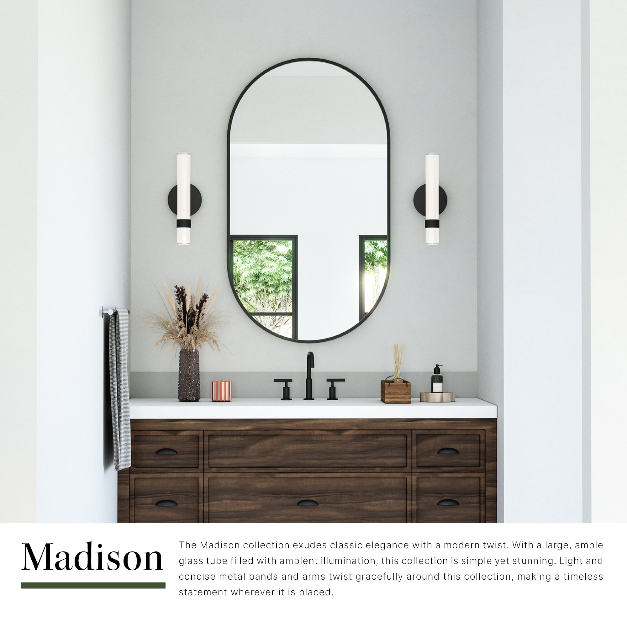 Madison 14-in Wall/Vanity Light