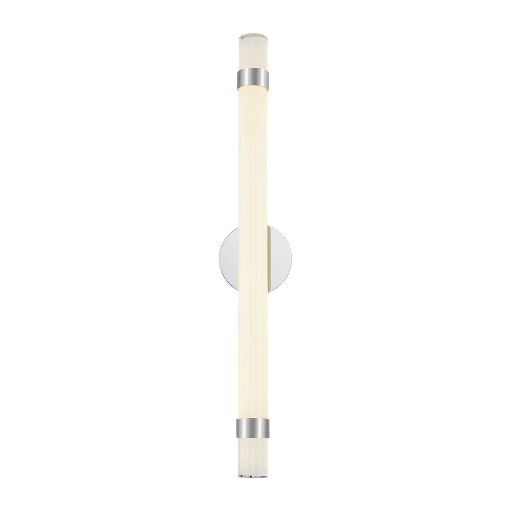 Madison 30-in Wall/Vanity Light — Polished Nickel/Glossy Opal [Universal Voltage]