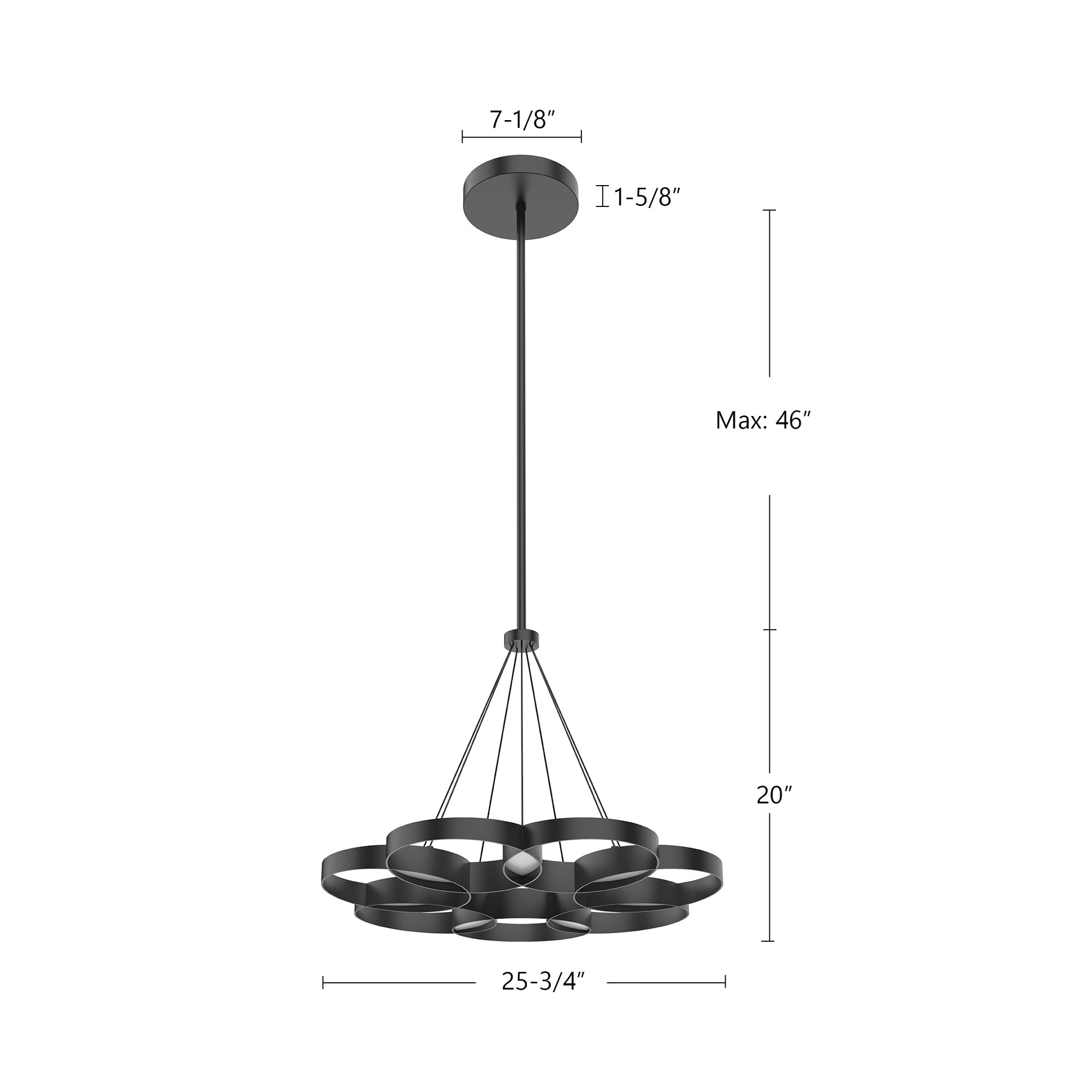 Maestro 26-in Chandelier
