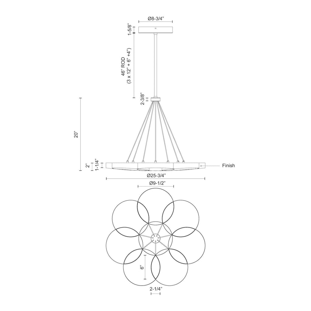 Maestro 26-in Chandelier