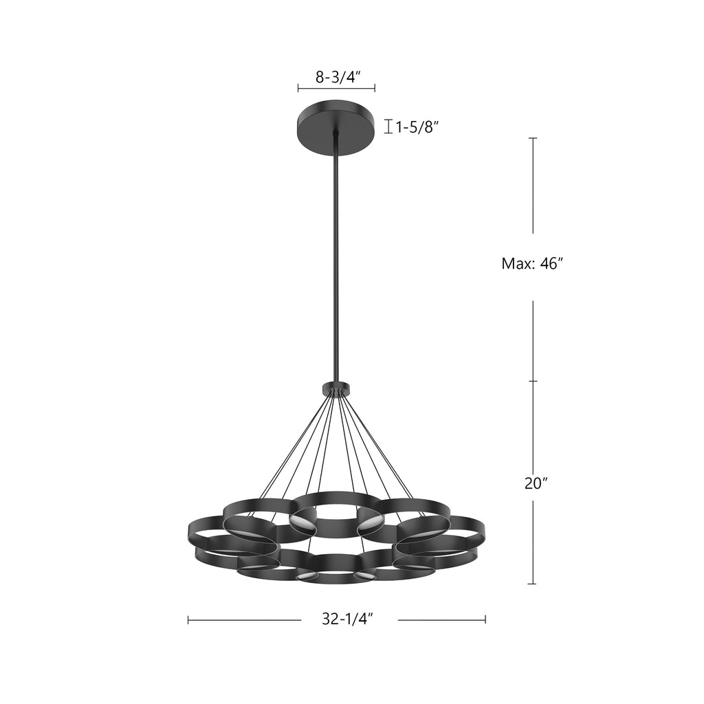 Maestro 33-in Chandelier