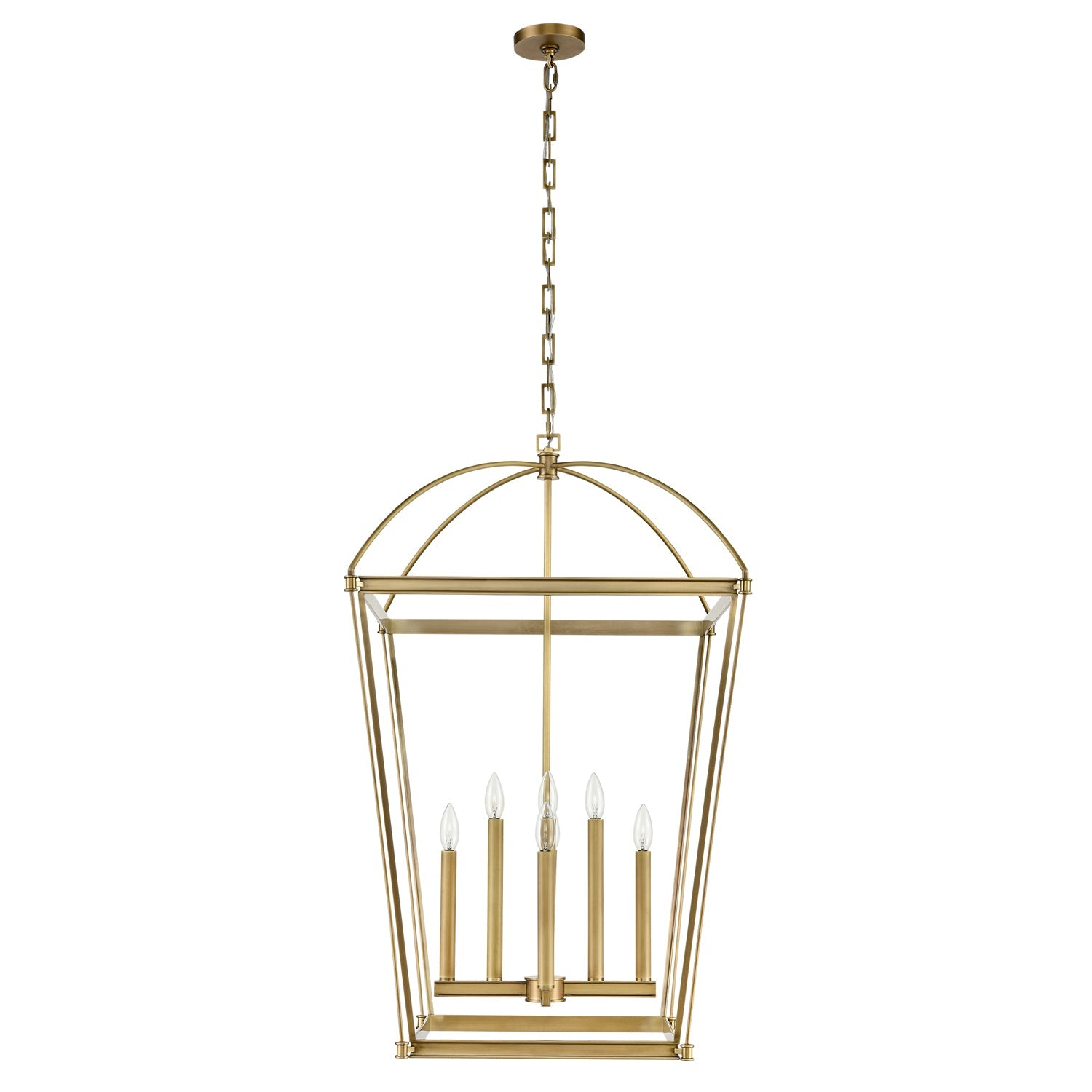 Manor 24-in Pendant — Vintage Brass